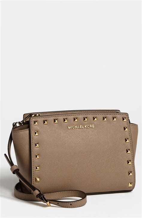 selma studded michael kors bag|michael kors selma crossbody.